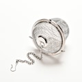 Miniatyrbillede 4 af 5: Praktisk tebold Krydderi Si Mesh Infuser Filter Rustfrit Silver 110mm