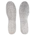 Miniatyrbild 1 av 5: 1 par aluminiumfolie lammull innersulor Winter Warm Soft Plus Silver one size
