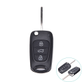 Miniatyrbillede 2 af 5: Remote Folding Key Shell Case 3 knapper Fob til Hyundai I20 I30