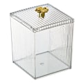 Miniatyrbillede 6 af 7: Makeup Opbevaring Organizer Badeværelse Krukke Bomuldspinde Opbevaringsboks S Transparent one size