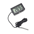 Miniatyrbillede 1 af 5: Digitalt elektronisk termometer Indbygget temperatursondevand black 46*28*15（mm）