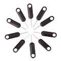 Pikkukuva 2 / 5: 30 kpl Sim-kortin alustan poistotyökalu black 30pcs