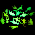 Miniatyrbillede 5 af 5: 16 stk/sæt Luminous Jurassic Noctilucent Legetøj Glow In The Dark one size