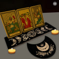 Miniatyrbillede 1 af 5: 2/4stk Tarotkortholder i træ til Witch Divination Tools Displ Gold 2