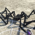 Pikkukuva 7 / 8: 30/50cm/75cm Suuri Musta Pehmolelu Hämähäkki Halloween-juhlan Koristeet 75cm
