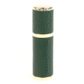 Miniatyrbillede 1 af 8: 5ML læder parfumeflaske Bærbar sprøjte Genopfyldelig Tom Pe Green 5ml empty