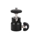 Mini 1/4" 360 vridbart kulhuvud med skruv Stativ DSLR kulhuvud Black 1pcs