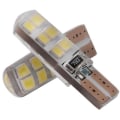 Miniatyrbillede 5 af 5: 10x Xenon White T10 W5W 12-SMD 2835 LED Canbus Fejlfri Silic White