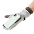 Miniatyrbild 6 av 8: Skidhandskar Vinterhandskar För Kvinnor Män Snowboard Vantar Touch Gray White