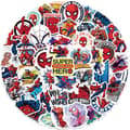 Miniatyrbilde 2 av 8: 50 stk Marvel Super Hero Spider Man Graffiti-klistremerke gitardress Onesize 50Pcs