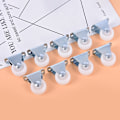 Miniatyrbild 2 av 5: Universal 1" Möbelhjul Hjul Vit PP Nylon One White 1''