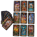 Miniatyrbillede 1 af 8: 78 stk Tarot Deck Cards Guide of Fate Spille brætspilskort Multicolor One Size