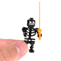 Miniatyrbillede 3 af 5: 12 stk Skeleton (lige arme / drejearme) Pirates Castle Bui Multicolor 12pcs