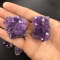 Miniatyrbild 2 av 5: Natural Ametist Cluster Quartz Crystal Mineral Specimen Healin Medium