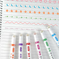 Miniatyrbilde 7 av 8: 6 stk Highlighter Marker Pen Lineær Blyant Blonder Roller Tips Multi A 6pcs