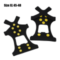 Pikkukuva 1 / 8: 10-nastainen Snow Ice Claw -kiipeily liukumista estävät piikit -kahvat Crampon C black XL