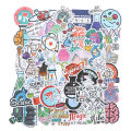 Miniatyrbillede 1 af 5: 50 stk Science Chemistry Laboratory Stickers til bærbar telefon Sk One Size
