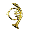 Pikkukuva 6 / 8: Nukkekodin miniatyyri galvanoitu kultainen musiikki-instrumentti DIY S A6 onesize