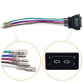 Miniatyrbillede 2 af 5: Professionel 5-pin 12 til 24 v sort bil el-rudeafbryder Wit Black 1pc