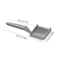 Miniatyrbillede 8 af 8: Barber Hårting Buet Positionering Kam Styling Hårklipper C Gray onesize