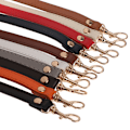 Miniatyrbillede 4 af 5: 120 cm læder skuldertaske Håndtag Pung Strap Håndtasker Bælte Str Beige