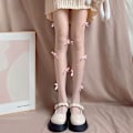 Miniatyrbilde 1 av 8: Bue-sløyfe Perle Silke Strømper Lolita Søte Jenter Stramme Pantyhos A2