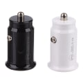 Miniatyrbilde 1 av 8: QC3.0 Billader Hurtiglading Hvit Svart Dual Port Minibil Black oensize