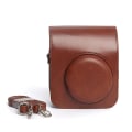 Miniatyrbild 2 av 8: För Instax Mini 12 Case Kameraväska PU Läder Case Med Brown 1