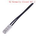 Miniatyrbillede 1 af 5: 1 Stk KSD9700 temperaturafbryder termostatbeskytter normalt kl Black Normally Closed 40°C