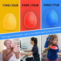Miniatyrbillede 5 af 7: 4 Stk Silica Gel Håndgreb Bold Æg Mænd Kvinder Gym Fitness Finger Multicolor 4Pcs