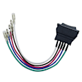 Miniatyrbillede 3 af 5: Professionel 5-pin 12 til 24 v sort bil el-rudeafbryder Wit Black 1pc