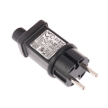 Miniatyrbilde 3 av 5: AC 220V til 31VDC 6W 8 Funksjonell SELV LED-lampedriver EU-plugg S Black Onesize