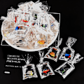 Pikkukuva 2 / 5: 10 kpl Resin Goldfish Charms Small Fish In Water Bag -riipus Clear 10pcs