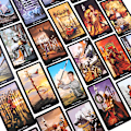 Pikkukuva 7 / 8: Witch Tarot kortit Englanti lautapelit ennustaminen profetia multi Multicolor onesize