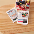 Miniatyrbillede 3 af 5: 9 Stk 1:12 Dukkehus Miniature Farvet Avis Model Living Sc Color one size