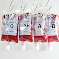 Pikkukuva 1 / 5: 10x Halloween Cosplay -juomapussit Veripussi Rekvisiitta Zombie Bever White One Size