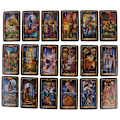 Miniatyrbillede 2 af 8: 78 stk Tarot Deck Cards Guide of Fate Spille brætspilskort Multicolor One Size