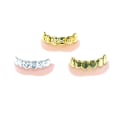 Miniatyrbillede 1 af 8: 1 stk. Bling Grillz   Bulk Halloween Fødselsdagsfest Guld Sølv onesize