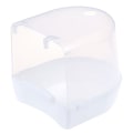 Miniatyrbillede 1 af 5: Plast Fuglevandsbadekasse Badekar Papegøje Til Parakit Ophængning White one size