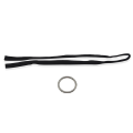Miniatyrbillede 3 af 5: Ring og løkke magiske tricks Magia Hoop Rope Escape Magie Mentali Black onesize