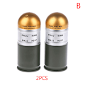 Miniatyrbilde 1 av 5: M433 HEDP 40 mm patron Dummy-granatmodell minioppbevaringsveske black 2 pcs