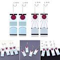 Miniatyrbillede 2 af 5: Trompet Drop øreringe Anime Akryl Demon Slayer Blade of Ghos A