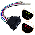 Miniatyrbillede 1 af 5: Professionel 5-pin 12 til 24 v sort bil el-rudeafbryder Wit Black 1pc