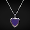 Pikkukuva 3 / 5: Mood kaulakorut Heart Pendant kaulakoru lämpötilan säätö väri one size