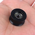 Miniatyrbilde 5 av 8: Svart 5*26*13 Lagerskive U-formet spor 14mm Diameter Tra Black onesize