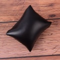 Miniatyrbilde 1 av 5: 1 stk fløyel PU bomull klokke pute smykker display bokser holder black PU