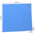 Miniatyrbild 2 av 8: 100 st 10*10*0,5 mm termisk dyna GPU CPU kylfläns kylning ledning one size