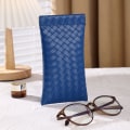 Miniatyrbilde 1 av 8: Vevde briller Oppbevaringsveske Brillepose Solbriller Box Eyewear Blue onesize