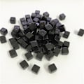 Miniatyrbillede 1 af 8: 50 stk/sæt 8 mm klar terning Farverig krystal firkantet hjørne Transpa Black 50pcs