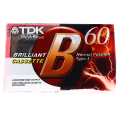 Miniatyrbillede 2 af 5: Standard kassette Blank båndafspiller Tom 60 minutter Magnetisk o White one size